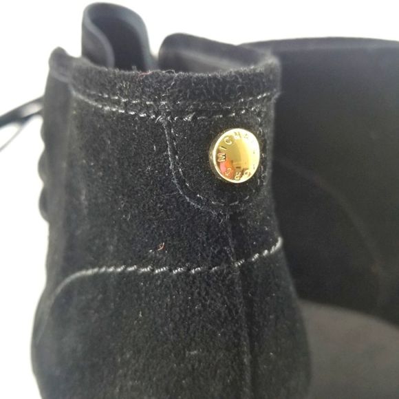 Michael Kors Rory Wedge Booties in Black Suede Size 10M. S659 - Picture 7 of 8
